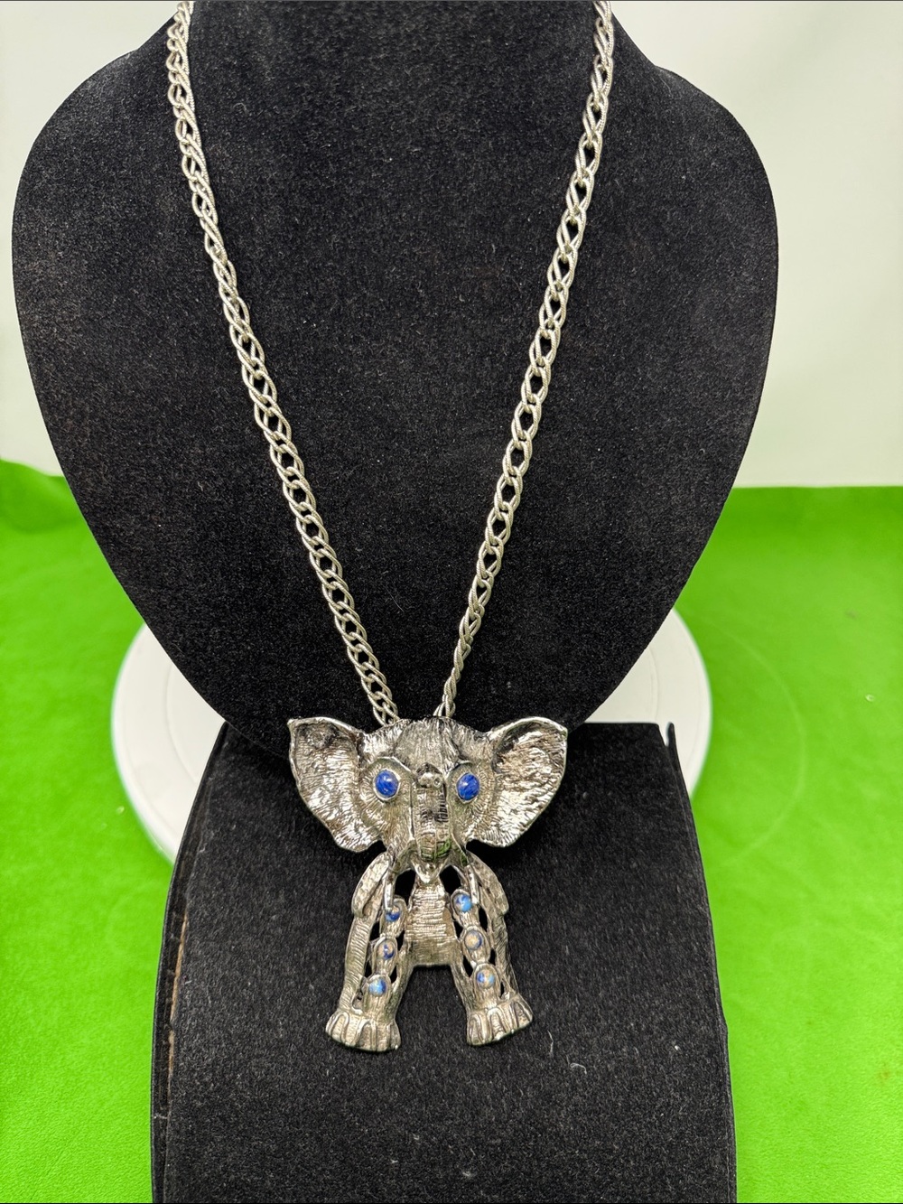 Adorable Elephant Statement Necklace